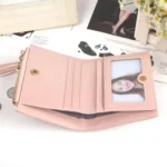 Lady Short Cross-Streaked Suzip Wallet - Image 6