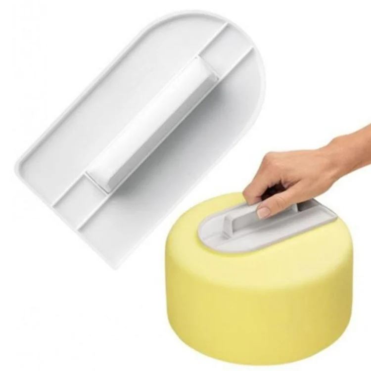 TBD0608771.webp 2 PCS Cake Smoother Polisher Tools Cake Decorating Tools Smoother Fondant Sugarcraft Silicone Mold DIY Kitchen Bake Tool - Image 1