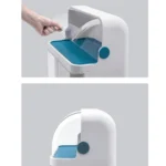 Tableware Storage Box Drain Rack Plastic Cupboard With Lid - Image 7