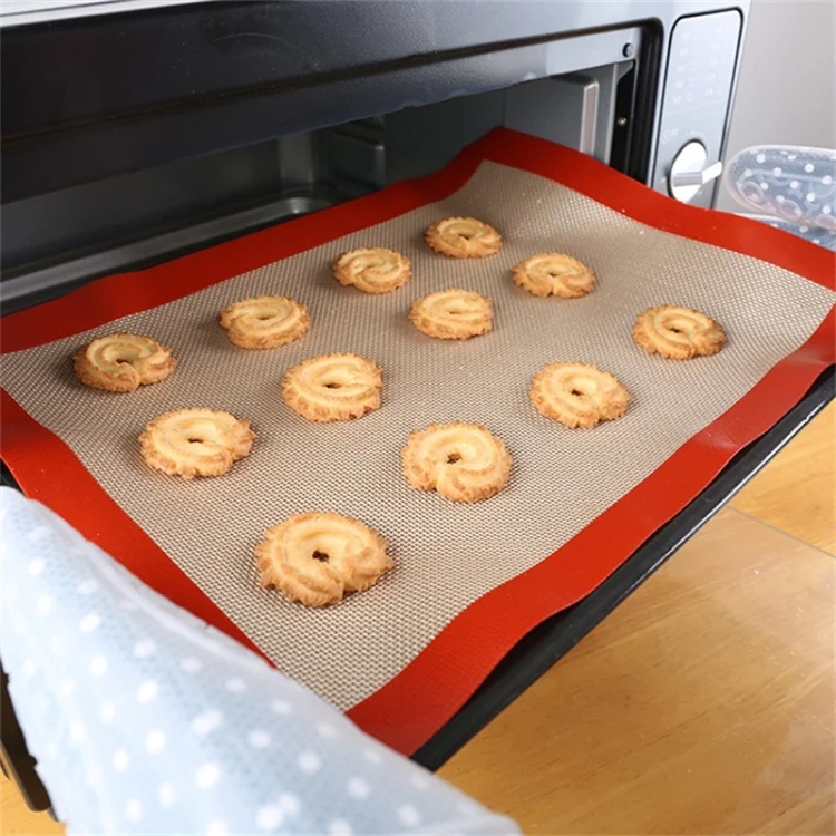 TBD060927601_6.webp Platinum Glass Fiber Silicone Pastry Cake Cookie Baking Mat Pad Sheet Kneading Mat - Image 7