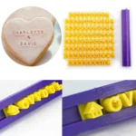 English Alphanumeric Symbol Seal Cookie Mold Movable Type Cake Mold Set - Image 2