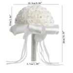 Bride Holding Bouquet Creative Simulation Holding Bouquet Wedding Supplies - Image 4