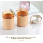 Portable Towel Toothbrush Holder Case Outdoor Travel Camping Toothpaste Multi Cap Storage Case - Image 5