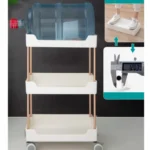 Rack Trolley Narrow Section Floor Multi-layer Book Storage Rack - Image 4