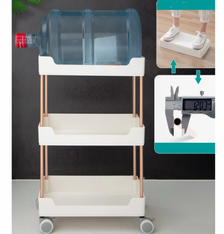 TBD061284401_3.webp Rack Trolley Narrow Section Floor Multi-layer Book Storage Rack - Image 4