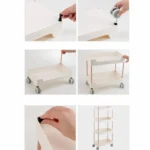 Rack Trolley Narrow Section Floor Multi-layer Book Storage Rack - Image 7