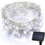 22m 200 LEDs Solar Powered Home Garden Copper Wire String Fairy Light Outdoor Christmas Party Decor Strip Lamp with 8 Modes - Image 2