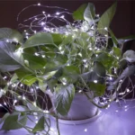 22m 200 LEDs Solar Powered Home Garden Copper Wire String Fairy Light Outdoor Christmas Party Decor Strip Lamp with 8 Modes - Image 3
