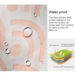 Geometric Shower Curtain Waterproof Bath Bathroom Curtain - Image 4