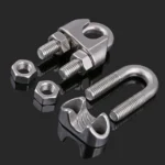 Stainless Steel Clip U-shaped Wire Rope Card Head Rope Wire Rope Rolling Head Buckle - Image 3