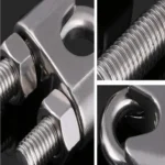 Stainless Steel Clip U-shaped Wire Rope Card Head Rope Wire Rope Rolling Head Buckle - Image 4