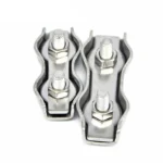 304 Stainless Steel Plate Single Clip Double Clamp Wire Rope Clamp - Image 2