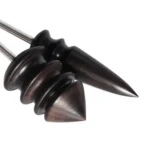 Leather Tool Edge Electric Polishing Slicker Flat Pointed Head Sandalwood Leathers Craft DIY Tools Tip Burnisher - Image 4