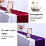 Satin Tablecloth Table Decoration for Home Party Wedding Christmas Decoration - Image 5