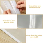 PEVA Three-dimensional Dustproof Cloth Cover Bags Hanging Storage Bag Waterproof Cover - Image 3