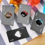 2 PCS Stainless Steel Bottle Beer Opener Poker Playing Card Spades Soda Bottle Cap Opener - Image 11
