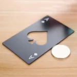 2 PCS Stainless Steel Bottle Beer Opener Poker Playing Card Spades Soda Bottle Cap Opener - Image 4