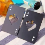 2 PCS Stainless Steel Bottle Beer Opener Poker Playing Card Spades Soda Bottle Cap Opener - Image 10