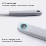 Two-color Bangs Head Wash Pot Brush Kitchen Long Handle Cleaning Brush - Image 4