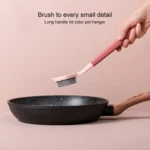 Two-color Bangs Head Wash Pot Brush Kitchen Long Handle Cleaning Brush - Image 6