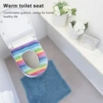 Universal Washable Warm Sticky Toilet Seat Cushions - Image 7