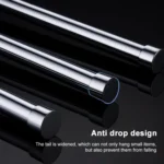 Stainless Steel Towel Bar Rotating Towel Rack Bathroom Kitchen Wall-mounted Towel Polished Rack Holder - Image 7