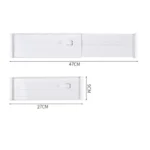 Retractable Drawer Storage Partition Board Home Wardrobe Plastic Partition Plate - Image 3