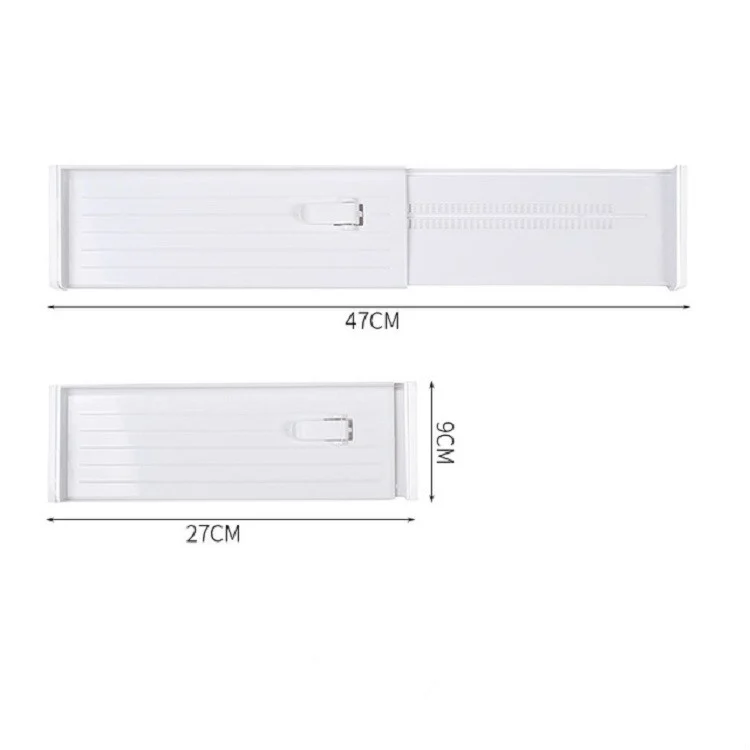 TBD062413401A_2.webp Retractable Drawer Storage Partition Board Home Wardrobe Plastic Partition Plate - Image 3