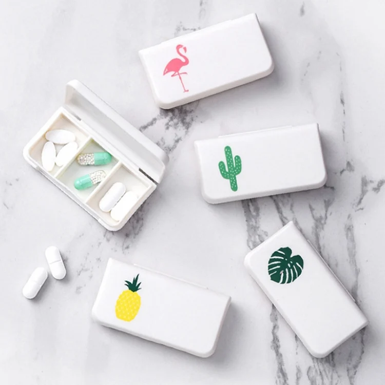 TBD062414601A_5.webp 2 PCS Portable Mini Pill Case Medicine Boxes 3 Grids Travel Home Medical Drugs Container Holder Cases Storage Box - Image 6