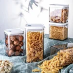 Household Coarse Grain Transparent Sealed Jar Food Grade Storage Jar Dried Fruit Snack Storage Jar with Lid - Image 4