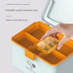 Jinlongxing 9659 Mini Household Plastic Portable Medicine Storage Box - Image 12