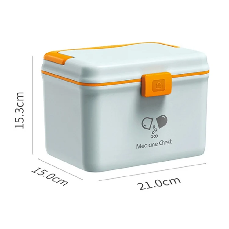 TBD062473201A_2.webp Jinlongxing 9659 Mini Household Plastic Portable Medicine Storage Box - Image 3