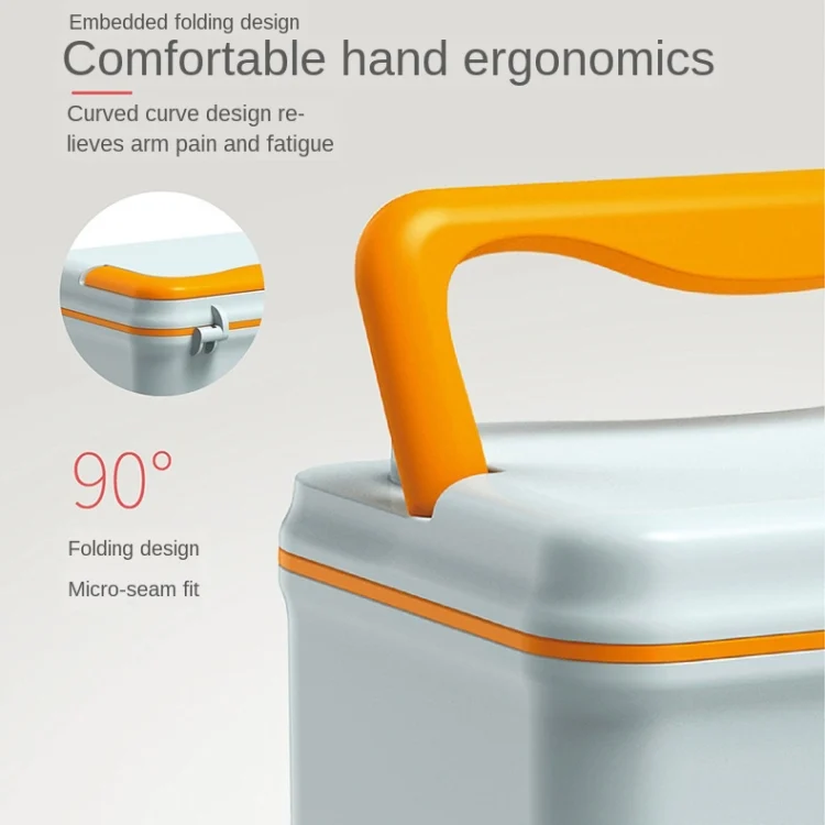 TBD062473201A_8.webp Jinlongxing 9659 Mini Household Plastic Portable Medicine Storage Box - Image 9