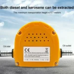 12V 60W Oil / Crude Oil Fluid Sump Extractor Scavenge Exchange Transfer Pump Suction Transfer Pump + Tubes for Auto Car Boat Mot - Image 6