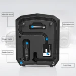 DC 12V 120W 150 PSI Car Air Compressor Inflatable Air Pump with Digital Display Auto Shut Off Gauge - Image 4