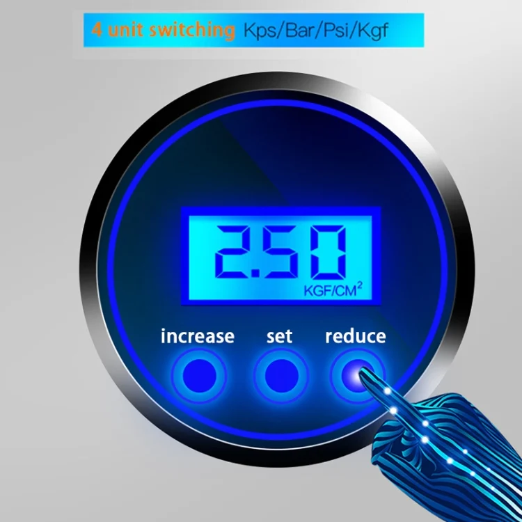 TBD0625468_5.webp DC 12V 120W 150 PSI Car Air Compressor Inflatable Air Pump with Digital Display Auto Shut Off Gauge - Image 6