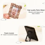 2 PCS Creative Metal Vintage Photo Frame - Image 3