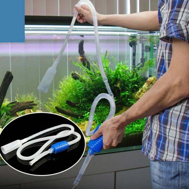 TBD0627442.webp 1.6m Simple Practical Siphon Suction Pipe Filter Aquarium Water Changer - Image 1