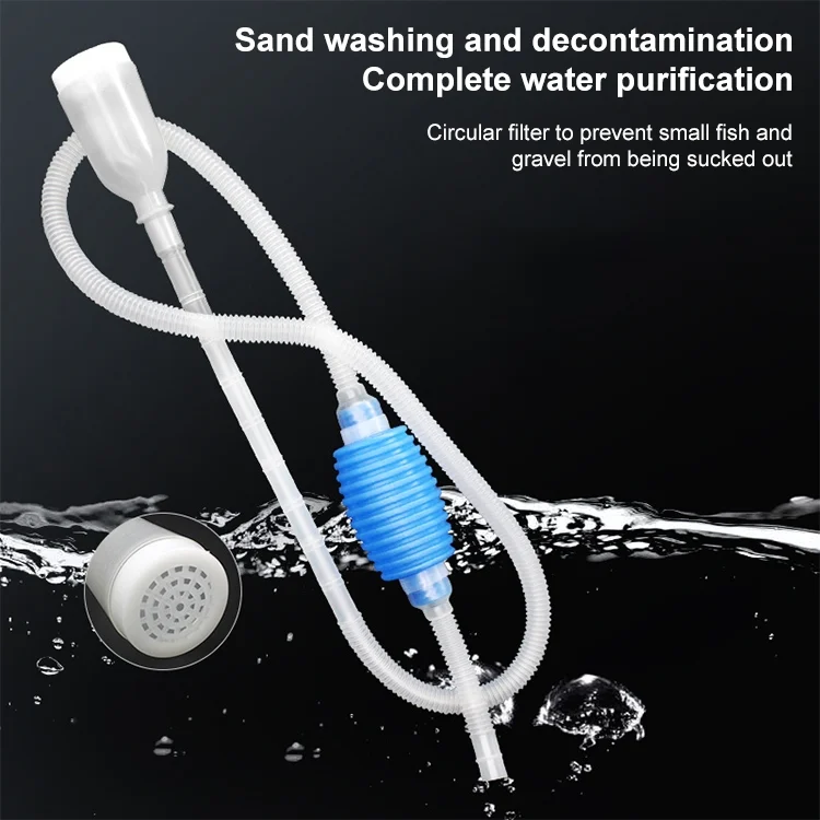 TBD0627442_4.webp 1.6m Simple Practical Siphon Suction Pipe Filter Aquarium Water Changer - Image 5
