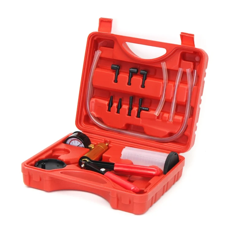 TBD0628268_1.webp 2 in 1 Brake Fluid Bleeder Change Hand Held Vacuum Pistol Pump Tester Kit - Image 2