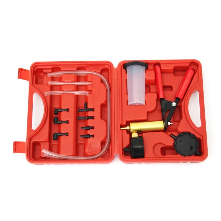 TBD0628268_2.webp 2 in 1 Brake Fluid Bleeder Change Hand Held Vacuum Pistol Pump Tester Kit - Image 3