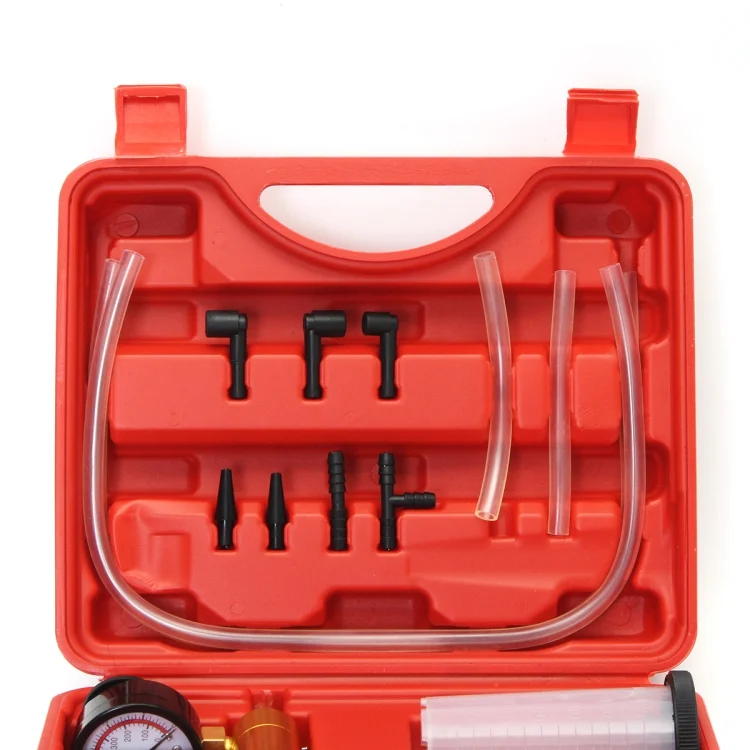 TBD0628268_3.webp 2 in 1 Brake Fluid Bleeder Change Hand Held Vacuum Pistol Pump Tester Kit - Image 4