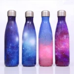 Starry Sky Pattern Thermal Cup Vacuum Flask Heat Water Bottle Portable Stainless Steel Sports Kettle - Image 3