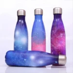 Starry Sky Pattern Thermal Cup Vacuum Flask Heat Water Bottle Portable Stainless Steel Sports Kettle - Image 4