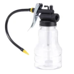 250cc Transparent High Pressure Pump Oiler Lubrication Oil Can Plastic Machine Oiler Grease 245mm Length flex Gun - Image 2