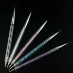 Nail Art Dotting Pen Acrylic Rhinestone Crystal UV Gel Painting Manicure Tool Drawing Liner Flower Brush Decoration - Image 2