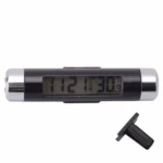 2 in 1 Car Auto Thermometer Clock Calendar LCD Display Screen - Image 2