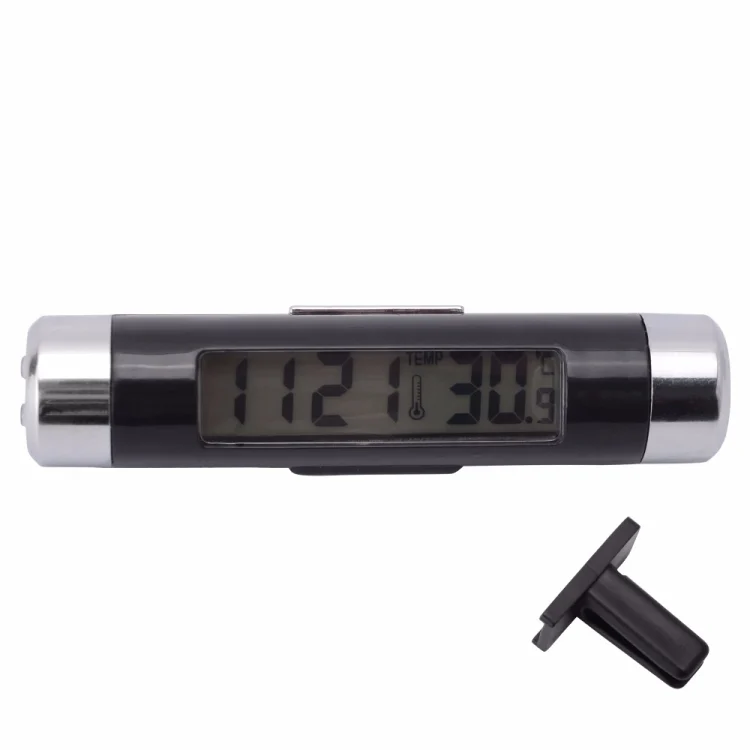 TBD0633270_1.webp 2 in 1 Car Auto Thermometer Clock Calendar LCD Display Screen - Image 2