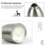 500ml Stainless Steel Soap Dispenser Kitchen Bathroom Shampoo Box Detergent Bottle - Image 7