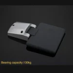 Wall Mounted Folding Solid Waiting Chairs Bathroom Stool Seat Toilet Chairs - Image 5